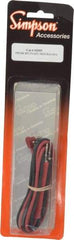 Simpson Electric - Electrical Test Equipment Leads - Use with 160 Handi Shock Resistant Analog VOM - Top Tool & Supply