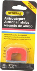 General - 1 Hole, 3/16" Hole Diam, 1-1/2" Overall Width, 1" Deep, 1" High, 22 Lb Average Pull Force, Alnico Power Magnets - 5/16" Pole Width - Top Tool & Supply