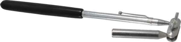 General - 8-3/4" Long Magnetic Retrieving Tool - 2 Lb Max Pull, 1/4" Head Diam, Nickel Plated Steel - Top Tool & Supply