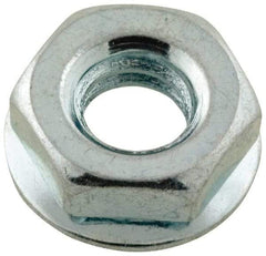 Value Collection - #8-32, Zinc Plated, Steel Hex Nut with Conical Washer - 3/8" Washer Diam, 11/32" Width Across Flats - Top Tool & Supply