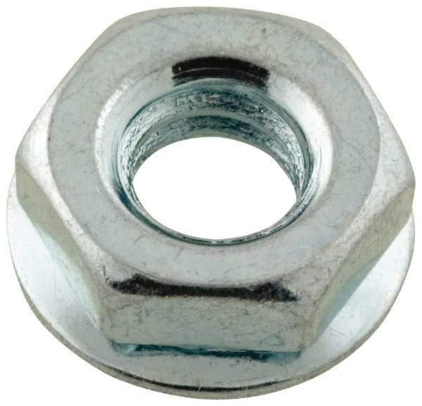 Value Collection - #6-32, Zinc Plated, Steel Hex Nut with Conical Washer - 5/16" Washer Diam, 5/16" Width Across Flats - Top Tool & Supply