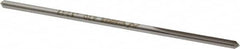 Made in USA - 0.1247" High Speed Steel 4 Flute Dowel Pin Chucking Reamer - Top Tool & Supply