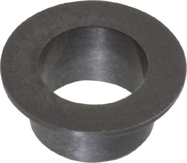 Igus - 1/2" Inside x 19/32" Outside Diam, Thermoplastic Sleeve Bearing - 7/8" Outside Diam, 0.046" Flange Thickness, 3/8" OAL - Top Tool & Supply