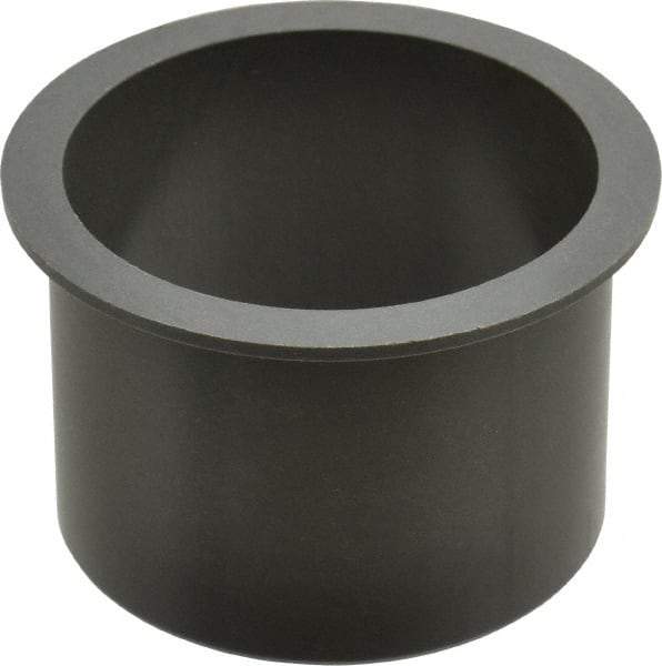 Igus - 2-1/2" Inside x 2-11/16" Outside Diam, Thermoplastic Sleeve Bearing - 3-1/8" Outside Diam, 0.093" Flange Thickness, 2" OAL - Top Tool & Supply