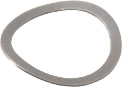 Gardner Spring - 0.194" ID x 0.242" OD, Grade 302 Stainless Steel Wave Disc Spring - 0.006" Thick, 0.03" Overall Height, 0.015" Deflection, 0.75 Lb at Deflection - Top Tool & Supply