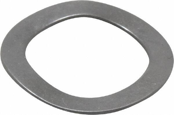 Gardner Spring - 0.44" ID x 0.618" OD, Grade 1074-1095 Steel Wave Disc Spring - 0.008" Thick, 0.04" Overall Height, 0.025" Deflection, 4 Lb at Deflection - Top Tool & Supply