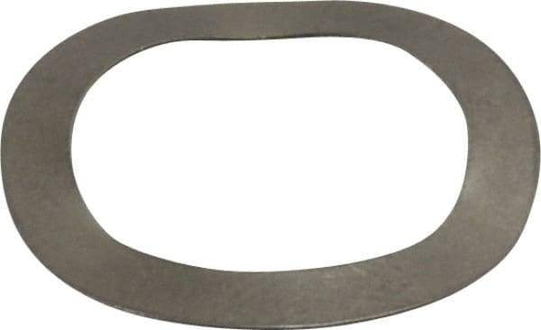 Gardner Spring - 0.531" ID x 0.734" OD, Grade 302 Stainless Steel Wave Disc Spring - 0.009" Thick, 0.05" Overall Height, 0.03" Deflection, 5.5 Lb at Deflection - Top Tool & Supply