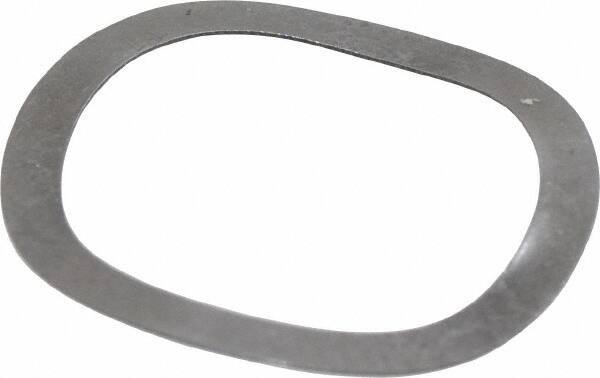 Gardner Spring - 0.839" ID x 1.08" OD, Grade 1074 Steel Wave Disc Spring - 0.012" Thick, 0.073" Overall Height, 0.036" Deflection, 10 Lb at Deflection - Top Tool & Supply