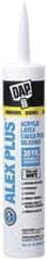 DAP - 10.1 oz Cartridge White Acrylic & Latex Caulk - -20 to 180°F Operating Temp, 30 min Tack Free Dry Time - Top Tool & Supply