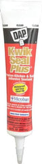 DAP - 5.5 oz Tube Clear Acrylic & Latex Caulk - -30 to 180°F Operating Temp, 30 min Tack Free Dry Time - Top Tool & Supply