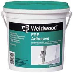 DAP - 128 Fluid Ounce Container, Gray, Tub Synthetic Latex Construction Adhesive - Service Temp from 40 to 60°F, Indoor - Top Tool & Supply