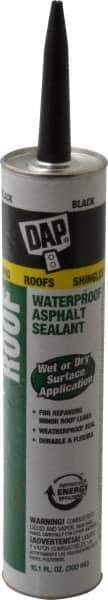 DAP - 10.1 oz Cartridge Black Asphalt Joint Sealant - -40 to 180°F Operating Temp - Top Tool & Supply