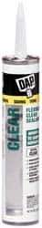 DAP - 10.1 oz Cartridge Clear Butyl Rubber Caulk - -30 to 200°F Operating Temp, 10 min Tack Free Dry Time - Top Tool & Supply