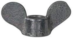 Value Collection - 5/16-18 UNC, Zinc Plated, Steel Standard Wing Nut - Grade 1015-1025, 1-1/4" Wing Span, 0.656" Wing Span, 15/32" Base Diam - Top Tool & Supply