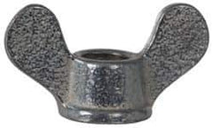 Value Collection - 5/8-11 UNC, Zinc Plated, Steel Standard Wing Nut - Grade 1015-1025, 2-7/16" Wing Span, 1-1/4" Wing Span, 1-1/16" Base Diam - Top Tool & Supply