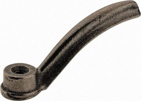 Value Collection - 3/8-16, #2, Ductile Iron Adjustable Clamping Handle Nut - 1" Flange OD - Top Tool & Supply