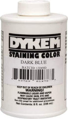 Dykem - 8 Ounce Dark Blue Staining Color - Brush in Cap Container - Top Tool & Supply