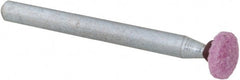 Grier Abrasives - 7/32 x 3/32" Head Diam x Thickness, B74, Wheel Tapered Edge, Aluminum Oxide Mounted Point - Top Tool & Supply