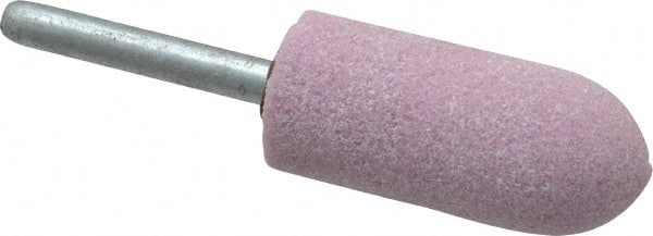 Grier Abrasives - 7/8" Head Diam x 2" Thickness, A11, Pointed Tree End, Aluminum Oxide Mounted Point - Top Tool & Supply