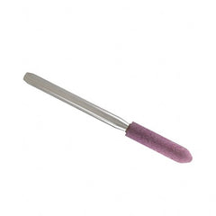 Grier Abrasives - 1/4 x 3/4" Head Diam x Thickness, A24, Ball Nose, Aluminum Oxide Mounted Point - Top Tool & Supply