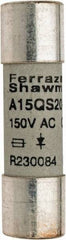 Ferraz Shawmut - 150 VAC/VDC, 20 Amp, Fast-Acting Semiconductor/High Speed Fuse - Clip Mount, 1-1/2" OAL, 100 at AC, 50 at DC kA Rating, 13/32" Diam - Top Tool & Supply