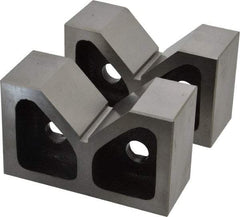 SPI - 2-7/16" Max Capacity, 90° Angle, Cast Iron V-Block - 5" Long x 2" Wide x 3-1/8" High, Sold as Matched Pair - Top Tool & Supply