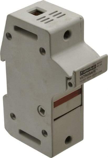 Ferraz Shawmut - 1 Pole, 600 VAC/VDC, 60 Amp, DIN Rail Mount Fuse Holder - Compatible with J Class, 58mm Long x 1.28 Inch Wide and 22mm Diameter Fuse - Top Tool & Supply