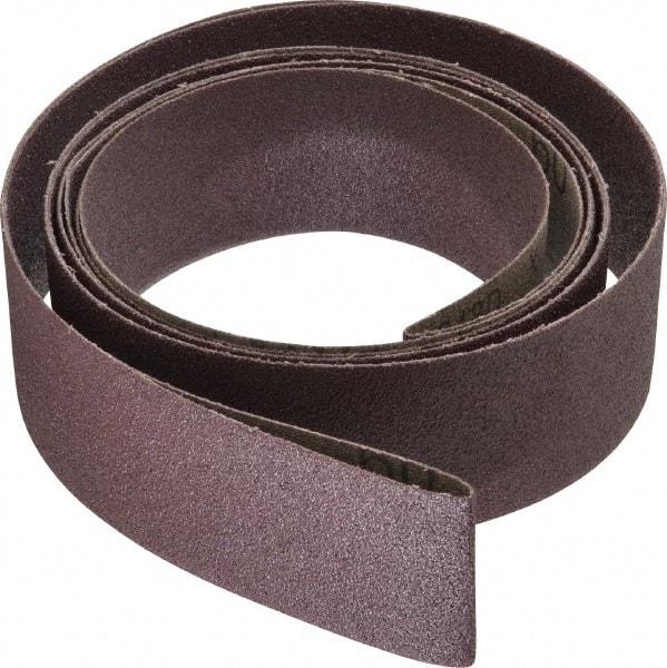 3M - 2" Wide x 132" OAL, 60 Grit, Aluminum Oxide Abrasive Belt - Aluminum Oxide, Medium, Coated, X Weighted Cloth Backing, Series 341D - Top Tool & Supply