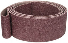 3M - 2" Wide x 118" OAL, 120 Grit, Aluminum Oxide Abrasive Belt - Aluminum Oxide, Coated, Cloth Backing, Series 302D - Top Tool & Supply