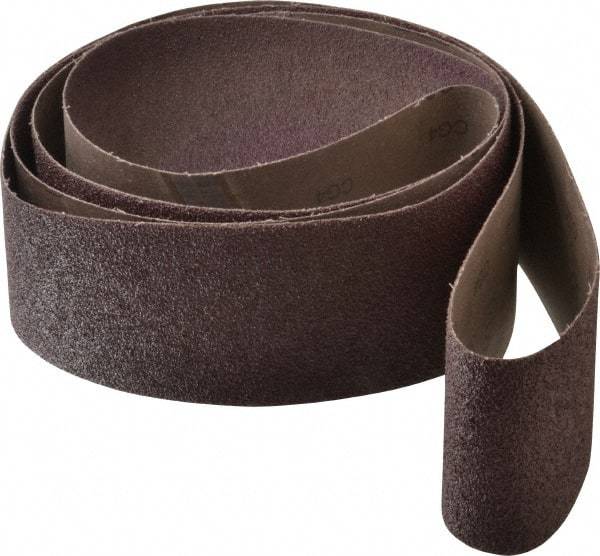 3M - 4" Wide x 132" OAL, 36 Grit, Aluminum Oxide Abrasive Belt - Aluminum Oxide, Very Coarse, Coated, X Weighted Cloth Backing, Series 341D - Top Tool & Supply