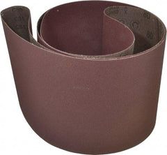 3M - 8" Wide x 107" OAL, 80 Grit, Aluminum Oxide Abrasive Belt - Aluminum Oxide, Medium, Coated, X Weighted Cloth Backing, Series 341D - Top Tool & Supply