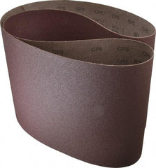 3M - 10" Wide x 70-1/2" OAL, 80 Grit, Aluminum Oxide Abrasive Belt - Aluminum Oxide, Medium, Coated, X Weighted Cloth Backing, Series 341D - Top Tool & Supply