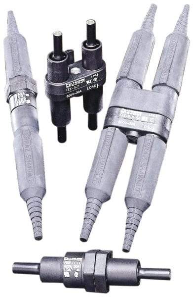 Ferraz Shawmut - 1 Pole, 600 VAC/VDC, 30 Amp, Inline Fuse Holder - Compatible with CC Class, 1-1/2 Inch Long x 1 Inch Wide and 13/32 Inch Diameter Fuse - Top Tool & Supply