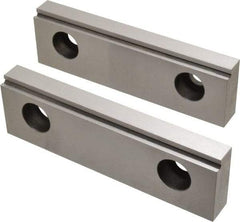 Value Collection - 6" Wide x 1-3/4" High x 18mm Thick, Step Vise Jaw - Steel, Fixed Jaw - Top Tool & Supply