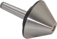 Value Collection - MT3 Taper Shank, 4.2" Head Diam Live Center - 1,200 Max RPM, 32mm Point Diam, 160mm Point Length, 800 Lb Max Workpc, Bull Nose Point - Top Tool & Supply