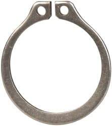 Thomson Industries - 0.035" Wide, Stainless Steel 3/8" External Retaining Ring - For Use with Linear Bearing SUPER-6 - Top Tool & Supply