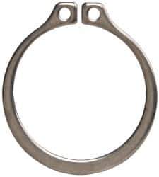 Thomson Industries - 1/16" Wide, Stainless Steel 1" External Retaining Ring - For Use with Linear Bearing SSU-16, SUPER-16, 162536 - Top Tool & Supply