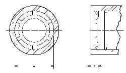 Thomson Industries - 16mm Internal Retaining Ring - For Use with Linear Bearing SSE M16, MA M16 - Top Tool & Supply