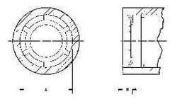 Thomson Industries - 16mm Internal Retaining Ring - For Use with Linear Bearing SSE M16, MA M16 - Top Tool & Supply