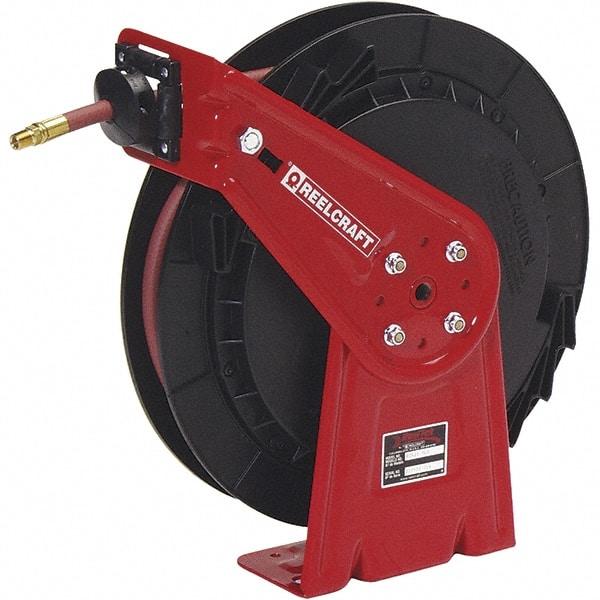 Reelcraft - 35' Spring Retractable Hose Reel - 300 psi, Hose Included - Top Tool & Supply