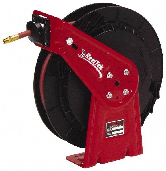 Reelcraft - 35' Spring Retractable Hose Reel - 300 psi, Hose Included - Top Tool & Supply