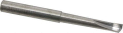 Made in USA - 0.24" Min Bore Diam, 1-1/4" Max Bore Depth, 1/4 Shank Diam, Boring Bar - Right Hand Cut, Solid Carbide, Bright Finish - Exact Industrial Supply