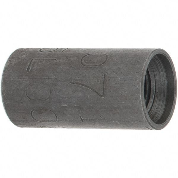 Made in USA - Size 1/8", Class 300, Steel Black Pipe Coupling - 300 psi, Threaded End Connection - Top Tool & Supply