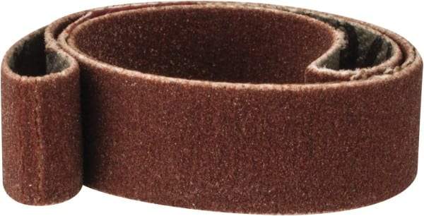 Tru-Maxx - 3/8" Wide x 13" OAL, 320 Grit, Aluminum Oxide Abrasive Belt - Aluminum Oxide, Extra Fine, Coated - Top Tool & Supply