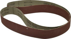 Tru-Maxx - 1-1/2" Wide x 60" OAL, 240 Grit, Aluminum Oxide Abrasive Belt - Aluminum Oxide, Very Fine, Coated - Top Tool & Supply