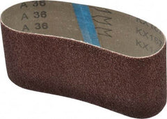 Tru-Maxx - 3" Wide x 18" OAL, 36 Grit, Aluminum Oxide Abrasive Belt - Aluminum Oxide, Very Coarse, Coated - Top Tool & Supply