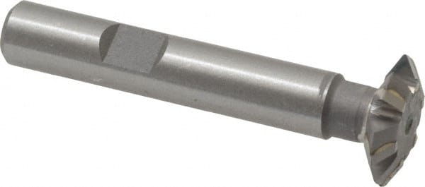 Whitney Tool Co. - 3/4° 3/4" Cut Diam, 3/16" Cut Width, 3/8" Shank, Carbide-Tipped Double-Angle Cutter - Top Tool & Supply