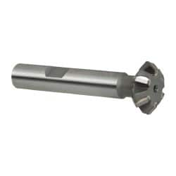 Whitney Tool Co. - 3/4° 3/4" Cut Diam, 1/4" Cut Width, 3/8" Shank, Carbide-Tipped Double-Angle Cutter - Top Tool & Supply