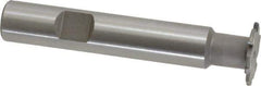 Whitney Tool Co. - 1/32" Radius, 1/16" Circle Diam, 3/4" Cutter Diam, Shank Connection, Convex Radius Cutter - 1/2" Shank Diam, 3" OAL, Carbide-Tipped, Uncoated, Profile Ground, 6 Teeth, Weldon Flat - Top Tool & Supply