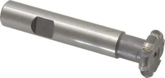 Whitney Tool Co. - 3/32" Radius, 3/16" Circle Diam, 7/8" Cutter Diam, Shank Connection, Convex Radius Cutter - 1/2" Shank Diam, 3" OAL, Carbide-Tipped, Uncoated, Profile Ground, 6 Teeth, Weldon Flat - Top Tool & Supply